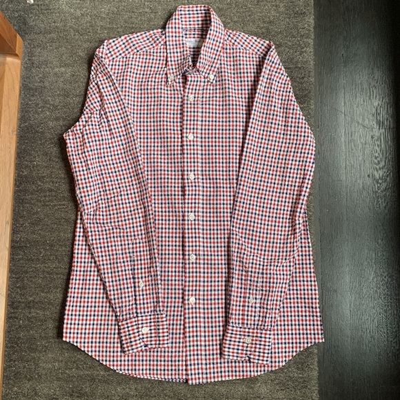 Salvatore Piccolo sear sucker button down. - Picture 4 of 6